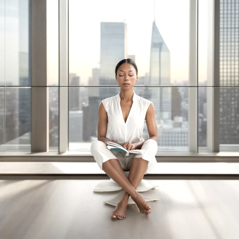 executive practicing mindfulness